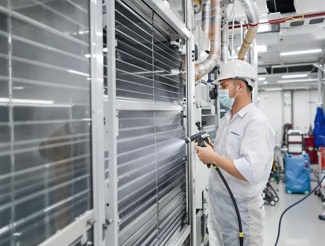 Professional AC coil cleaning by Norfolk Air Duct Cleaning in Norfolk