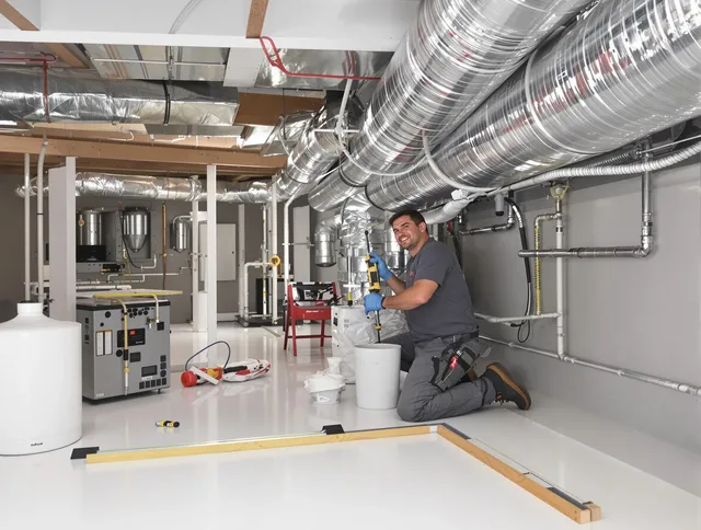 Professional duct sealing service by Norfolk Air Duct Cleaning in Norfolk